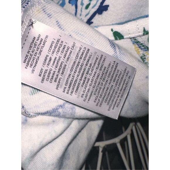 GREAT CONDITION WOMEN LAUREN RALPH LAUREN Plus-Size Paisley Stretch Cotton Boatn - Picture 6 of 9